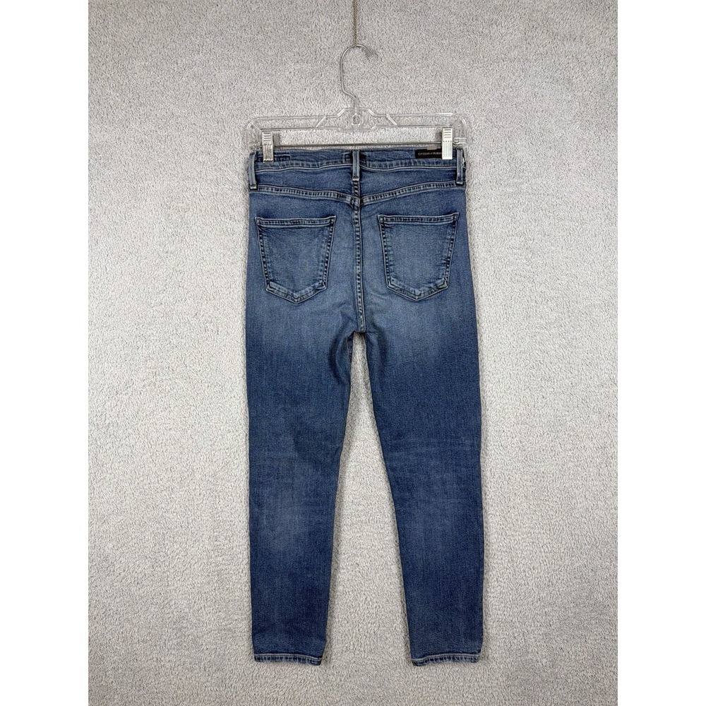 Citizens Of Humanity Women's Size 28x25 Rocket‎ Crop High Rise Skinny Jeans Blue - Picture 13 of 15